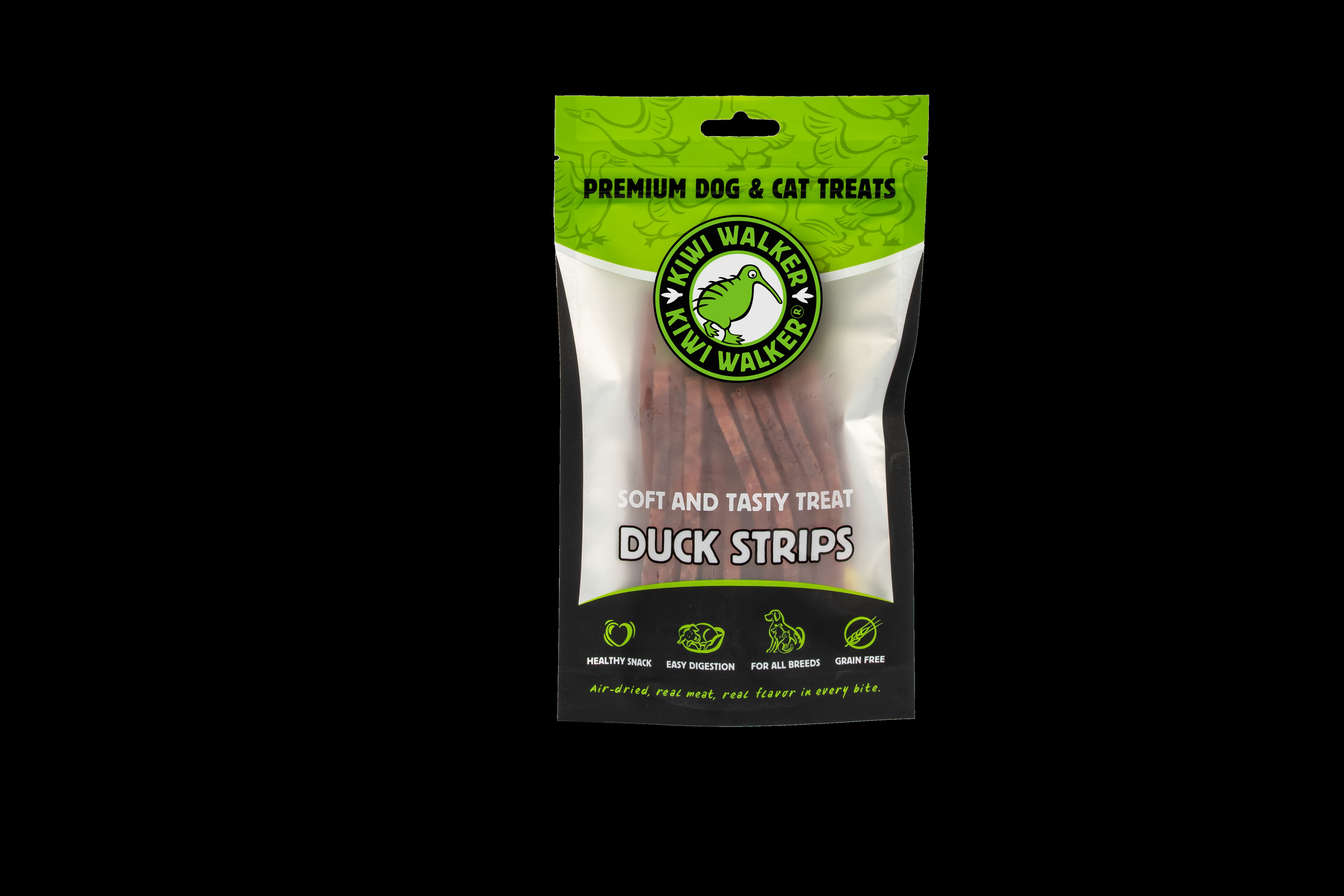 Poslastica za pse i mace Kiwi Strips Soft patka 100g